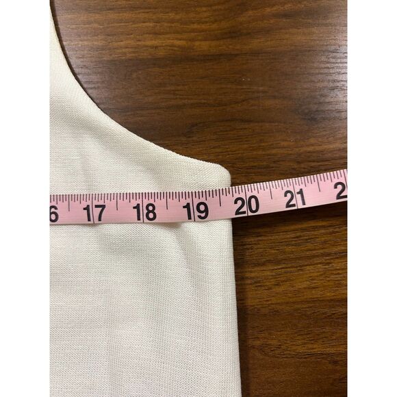 Misook Dress Women's M  Colorblock‎ Sleeveless Sheath Dress Tank knit blue green - Picture 10 of 11